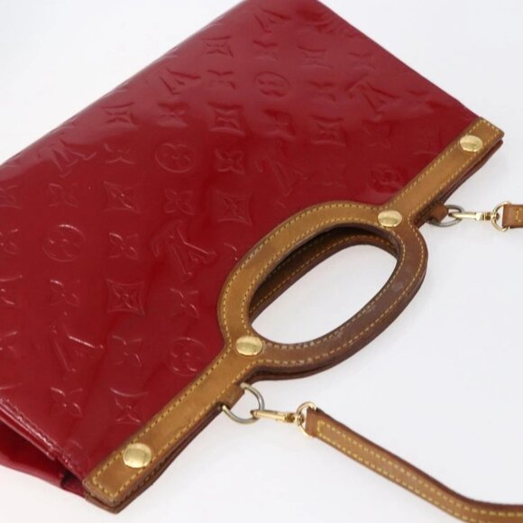 LOUIS VUITTON Monogram Vernis Roxbury Drive Bag Pomme D'amour - Picture 10 of 16